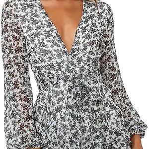 Long sleeve romper